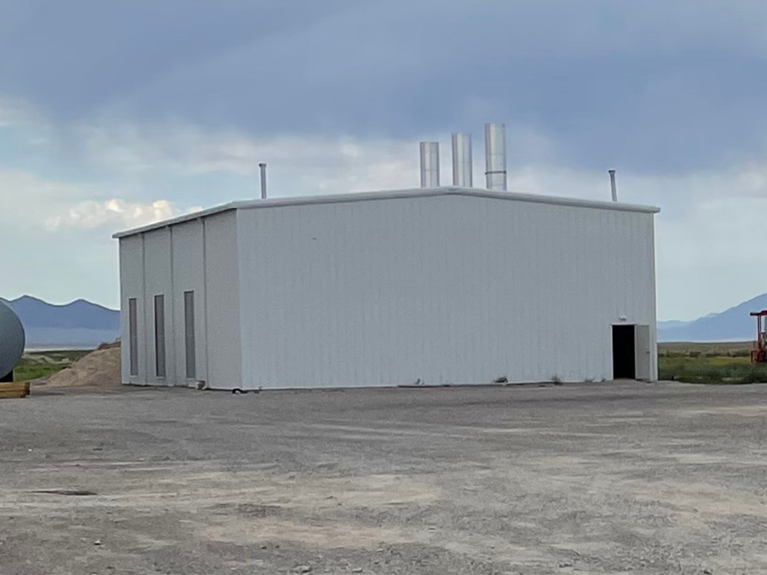 Controlled Environment Boiler house on the Silver Lion Farms campus in Nevada