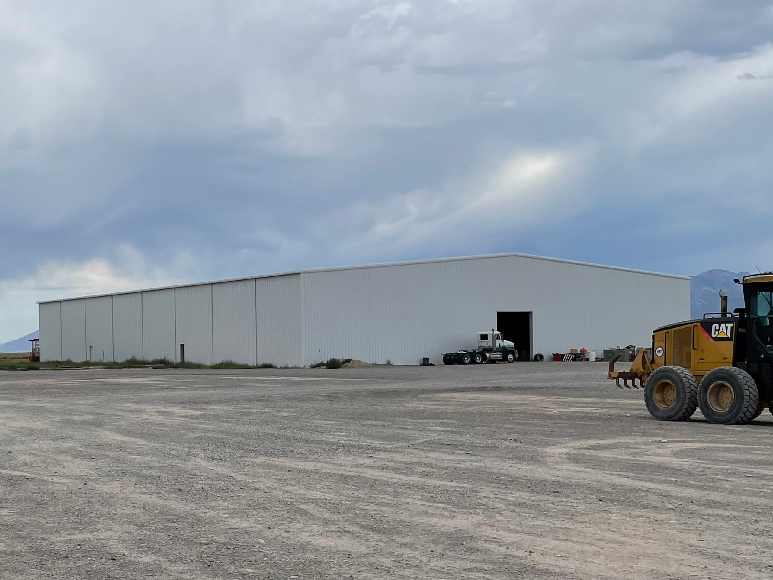 Controlled Environment Storage barn and shop on the Silver Lion Farms campus in Nevada